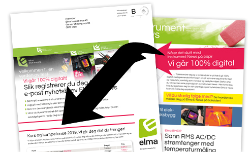 Elma Instruments går 100% digitalt 1